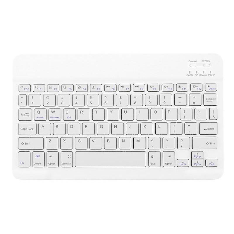 Klawiatura bluetooth UNIWERSALNA do tabletu biała