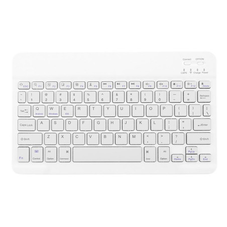 Klawiatura bluetooth UNIWERSALNA do tabletu biała