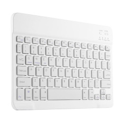 Klawiatura bluetooth UNIWERSALNA do tabletu biała