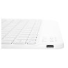 Klawiatura bluetooth UNIWERSALNA do tabletu biała