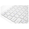 Klawiatura bluetooth UNIWERSALNA do tabletu biała