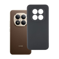 Etui Jelly Case na telefon Xiaomi Redmi Note 15 Pro+ 5G 2510ERA8BG / POCO M8 Pro 5G 2510EPC8BG czarne MATT