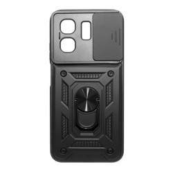 Etui pancerne CamShield Ring na telefon Infinix Hot 50i 4G / Smart 9 4G / Smart 9 HD 4G czarne