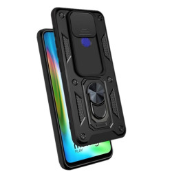 Etui pancerne CamShield Ring na telefon motorola moto g9 / g9 play / e7+ czarne