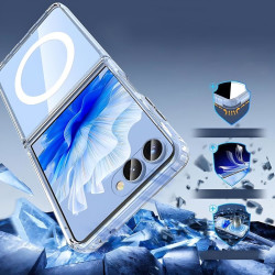 Etui Magnet Case II na telefon Samsung Galaxy Z Flip 7 5G F766 bezbarwne