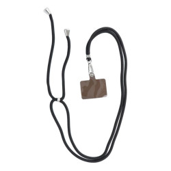Zawieszka smycz na szyję / ramię SWING do telefonu 82 cm czarna