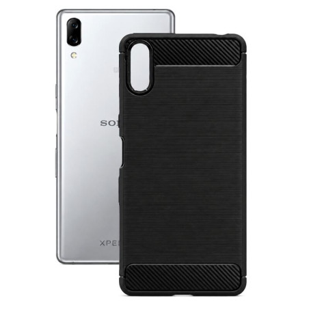 Etui Bumper Carbon Lux na telefon Sony Xperia L3 I4312 czarne