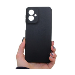 Etui Jelly Case na telefon motorola moto g55 5G czarne matowe