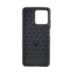 Bumper Carbon LUX do Motorola Moto G57 Power czarn