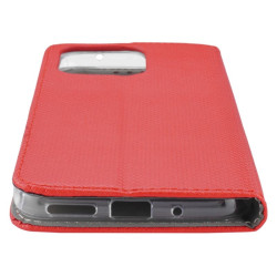Etui Smart Magnet na telefon motorola moto g87 5G XT2621-6 / g77 5G XT2621-4 / g67 5G XT2621-2 czerwone
