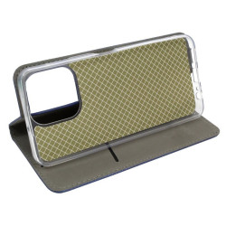 Etui Smart Magnet na telefon Honor X6a WDY-LX1 granatowe