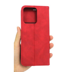 Etui Smart Retro Lite na telefon Xiaomi 17T 5G czerwone