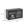 Akumulator bezobsługowy AGM SLA 12V 7.0Ah do UPS