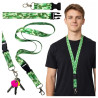 Smycz na szyję militarna moro do telefonu i kluczy 20mm x 52cm WZÓR JASNY