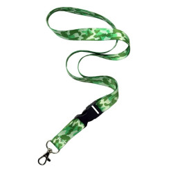 Smycz na szyję militarna moro do telefonu i kluczy 20mm x 52cm WZÓR JASNY
