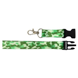 Smycz na szyję militarna moro do telefonu i kluczy 20mm x 52cm WZÓR JASNY