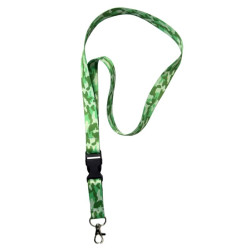 Smycz na szyję militarna moro do telefonu i kluczy 20mm x 52cm WZÓR JASNY