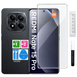 9H SZKŁO hartowane na telefon Xiaomi Redmi Note 15 Pro 4G 25100RA69G UV + lampa
