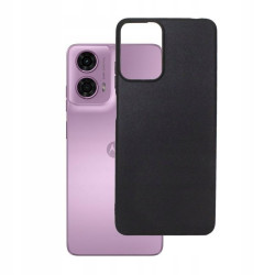 Etui Jelly Case na telefon motorola moto g24 4G / g04 4G / e14 4G / g04s 4G czarne matowe