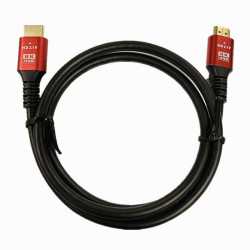 Kabel HDMI 2.1 8K UHD 48 Gbps złote wtyki 1m czarny