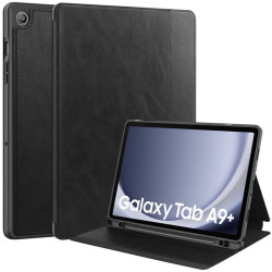 ETUI LEATHER CASE PEN na tablet Samsung Galaxy Tab A11+ WiFi X230 5G X236 / A9+ WiFi X210 5G X216 11" cali czarne