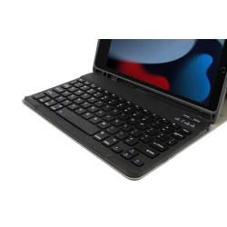 Etui z klawiaturą bluetooth na tablet Apple iPad 9 gen 2021 / iPad 8 gen 2020 / iPad 7 gen 2019 10.2 cali czarne
