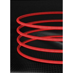 Kabel PD USB-C 2m przewód wspierający szybkie ładowanie czerwony 60W Nylon HQ