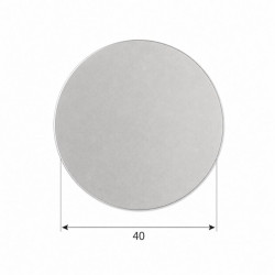 Blaszka do uchwytu magnetycznego 40mm srebrna