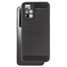 Etui Bumper Carbon Lux na telefon Xiaomi Redmi 10 21061119DG / Note 11 4G 2201117TY czarne