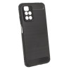 Etui Bumper Carbon Lux na telefon Xiaomi Redmi 10 21061119DG / Note 11 4G 2201117TY czarne