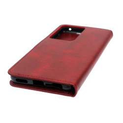 Etui Smart Leather na telefon Realme C71 4G RMX5303 / P3 Lite 4G RMX5300 czerwone