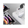 Ładowarka sieciowa USB A x4 QC 3.0 biała