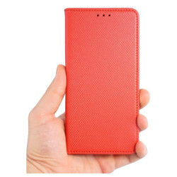 Etui Smart Magnet na telefon Xiaomi Redmi 17C 5G czerwone