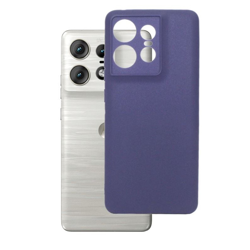 Etui Jelly Case na telefon motorola edge 50 pro 5G granatowe matowe