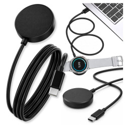 Ładowarka indukcyjna do Samsung Galaxy Watch USB-C czarna