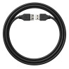 Przedłużacz USB-A 2.0 3m czarny - kabel wtyk-gniazdo
