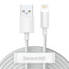 Kabel USB - iPhone Lightning Baseus Wisdom przewód 1,5m wspierający szybkie ładowanie zestaw 2szt