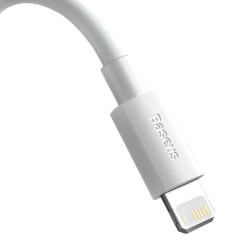 Kabel USB - iPhone Lightning Baseus Wisdom przewód 1,5m wspierający szybkie ładowanie zestaw 2szt