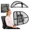 Ergonomiczna podkładka na fotel z masażerem i podpórką pod plecy