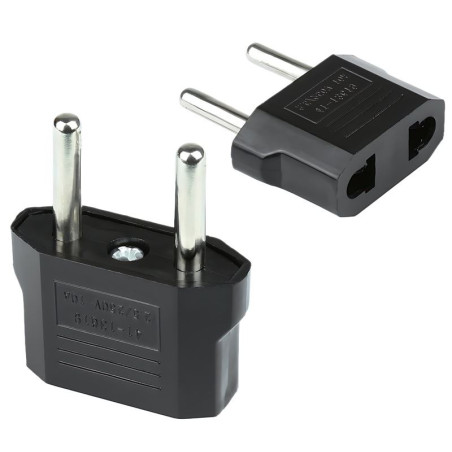 Adapter / przejściówka sieciowa Europa - USA AD4c czarny