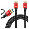 Kabel HDMI 2.1 8K UHD 48 Gbps złote wtyki 1m czarny
