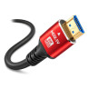 Kabel HDMI 2.1 8K UHD 48 Gbps złote wtyki 1m czarny