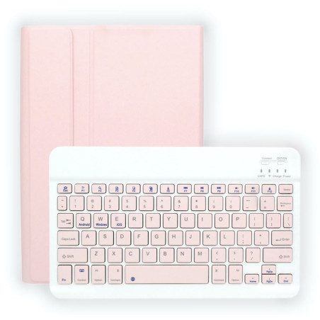 Etui z klawiaturą bluetooth na tablet Lenovo TAB M10+ 10.3 TB-X606 / Tab K10 ZA8R0033PL ZA8R0016PL różowe