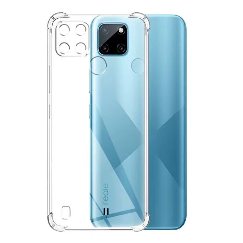 Etui Jelly Anti Shock na telefon Realme C21Y / C25Y bezbarwne