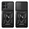 Etui pancerne CamShield Ring na telefon motorola moto g75 5G czarne