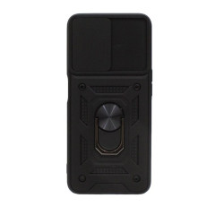 Etui pancerne CamShield Ring na telefon OPPO A78 5G czarne