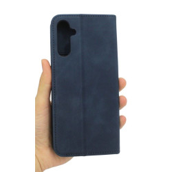 Etui Smart Retro Lite na telefon Samsung Galaxy A27 5G granatowe