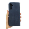 Etui Smart Retro Lite na telefon Samsung Galaxy A27 5G granatowe