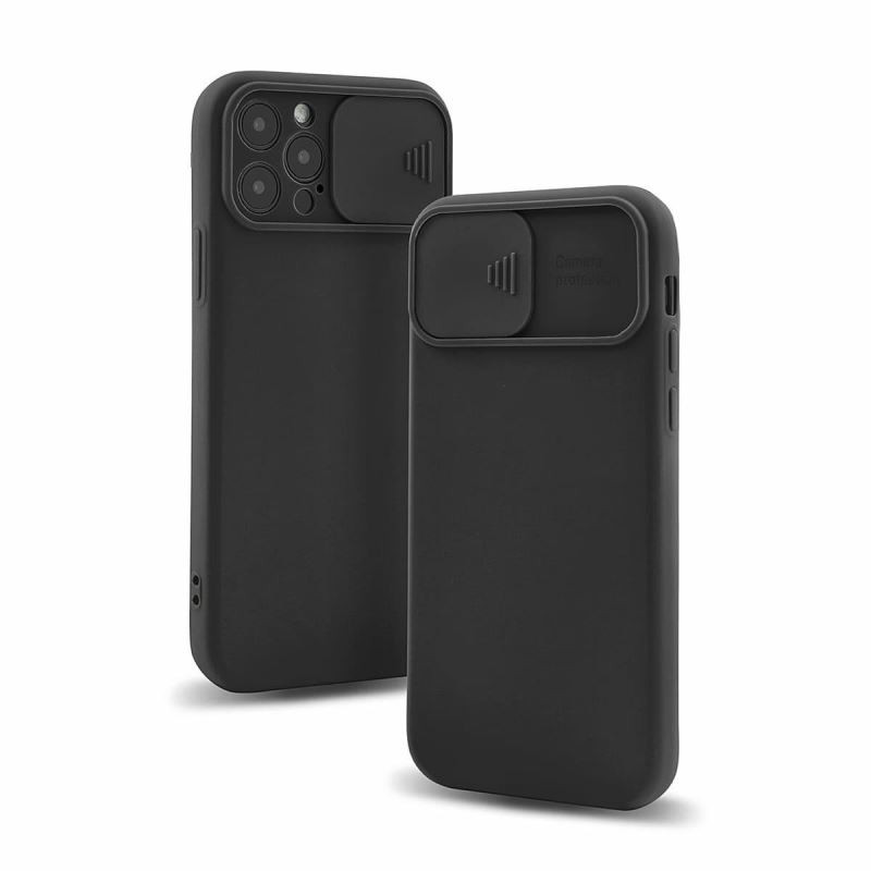 Etui Silicone Lens na telefon Apple iPhone 13 Mini czarne