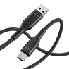 Kabel USB-A do USB-C PD 100W 5A 1,2 m czarny
